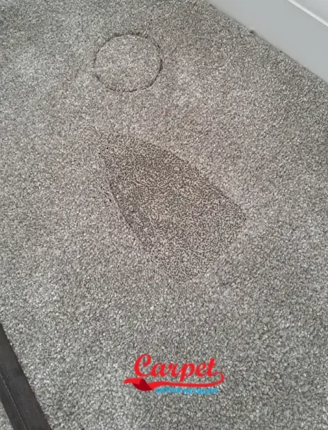 carpet repair iron burn damage #1